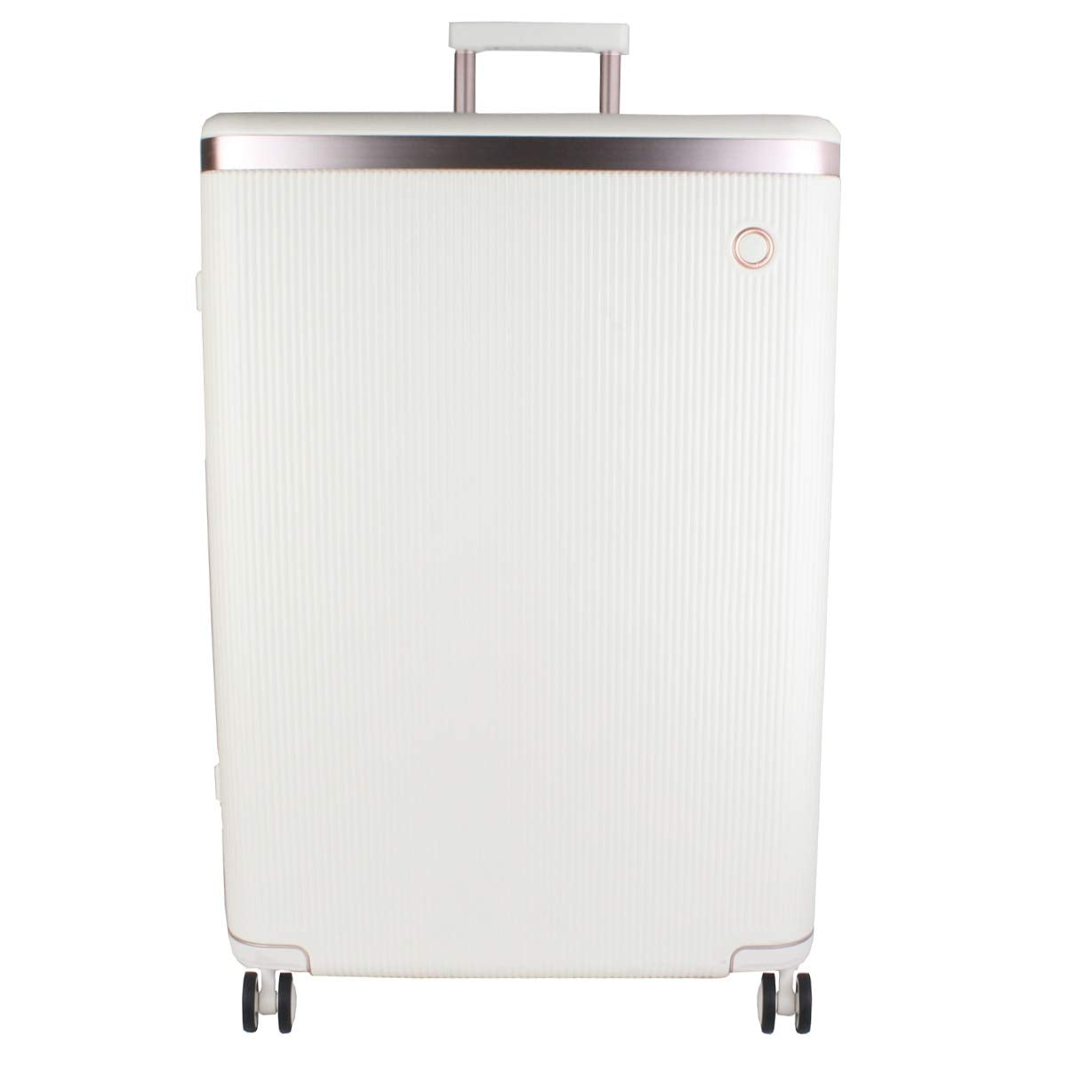 Echolac Dynasty X-Large Ivory White Hard Sided Check-In Suitcase Trolley 78cm (PC142) Echolac New